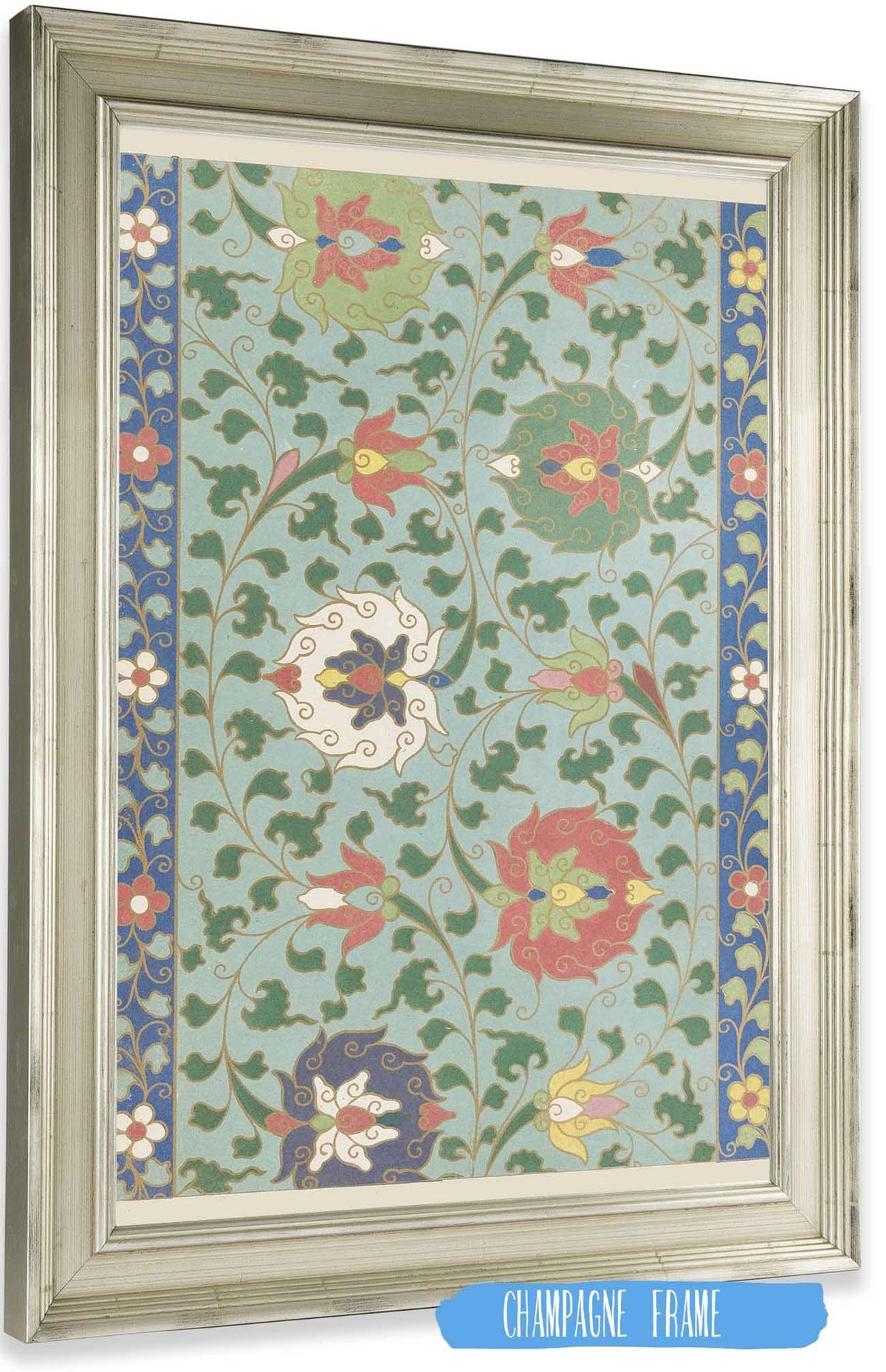 Examples Of Chinese Ornament Pl  by Owen Jones Posters, Prints, & Visual Artwork