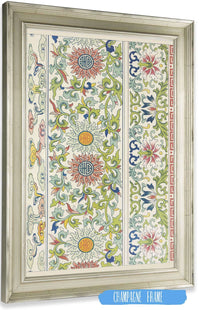 Examples Of Chinese Ornament Pl  by Owen Jones Posters, Prints, & Visual Artwork