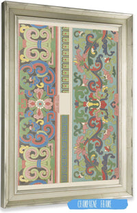 Examples Of Chinese Ornament Pl  by Owen Jones Posters, Prints, & Visual Artwork
