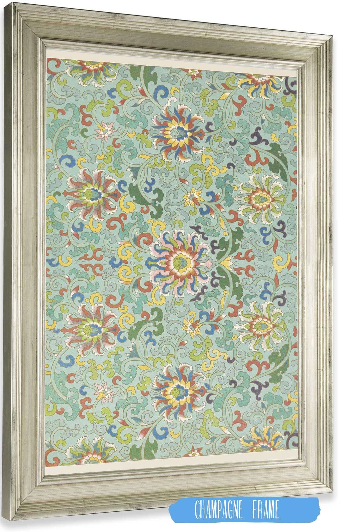 Examples Of Chinese Ornament Pl  by Owen Jones Posters, Prints, & Visual Artwork