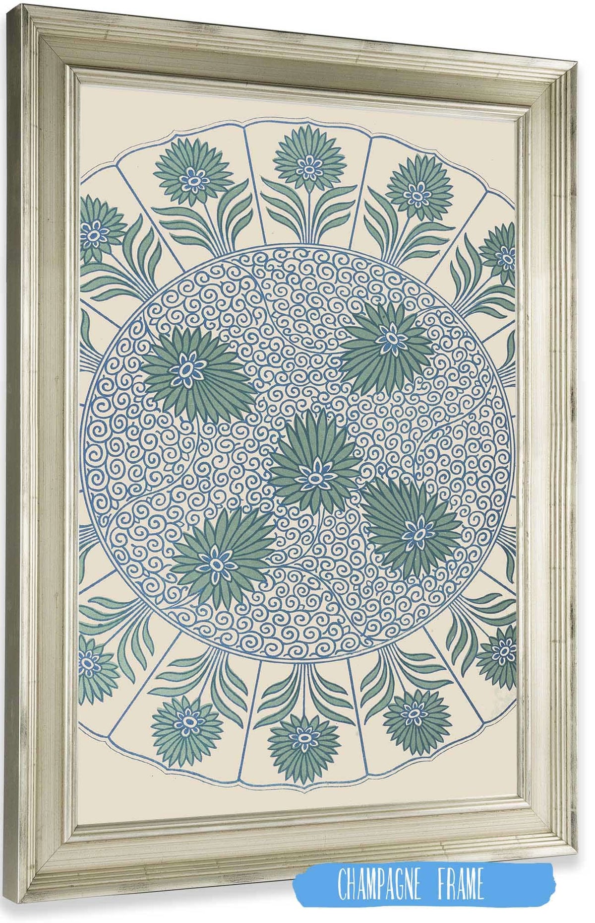 Examples Of Chinese Ornament Pl  by Owen Jones Posters, Prints, & Visual Artwork