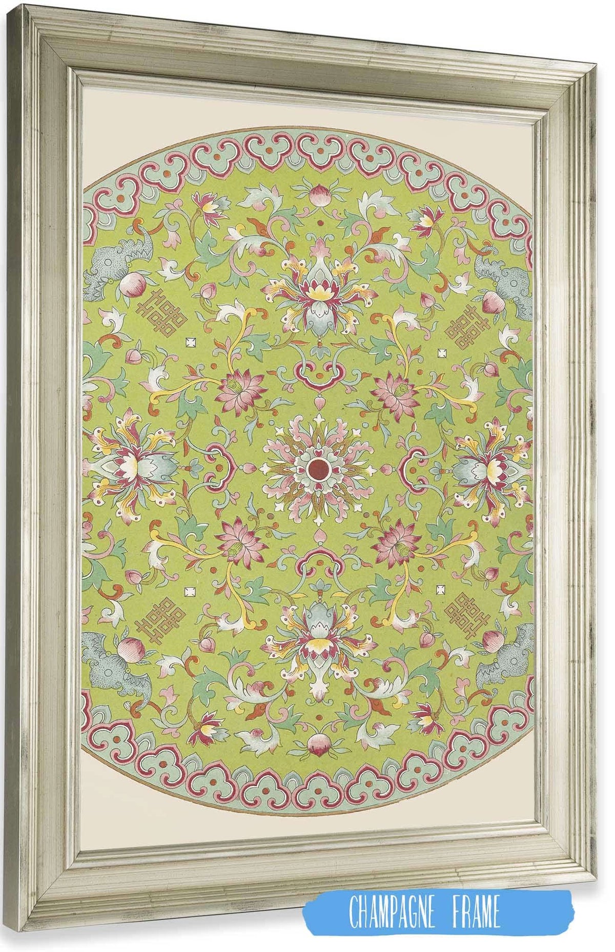 Examples Of Chinese Ornament Pl  by Owen Jones Posters, Prints, & Visual Artwork