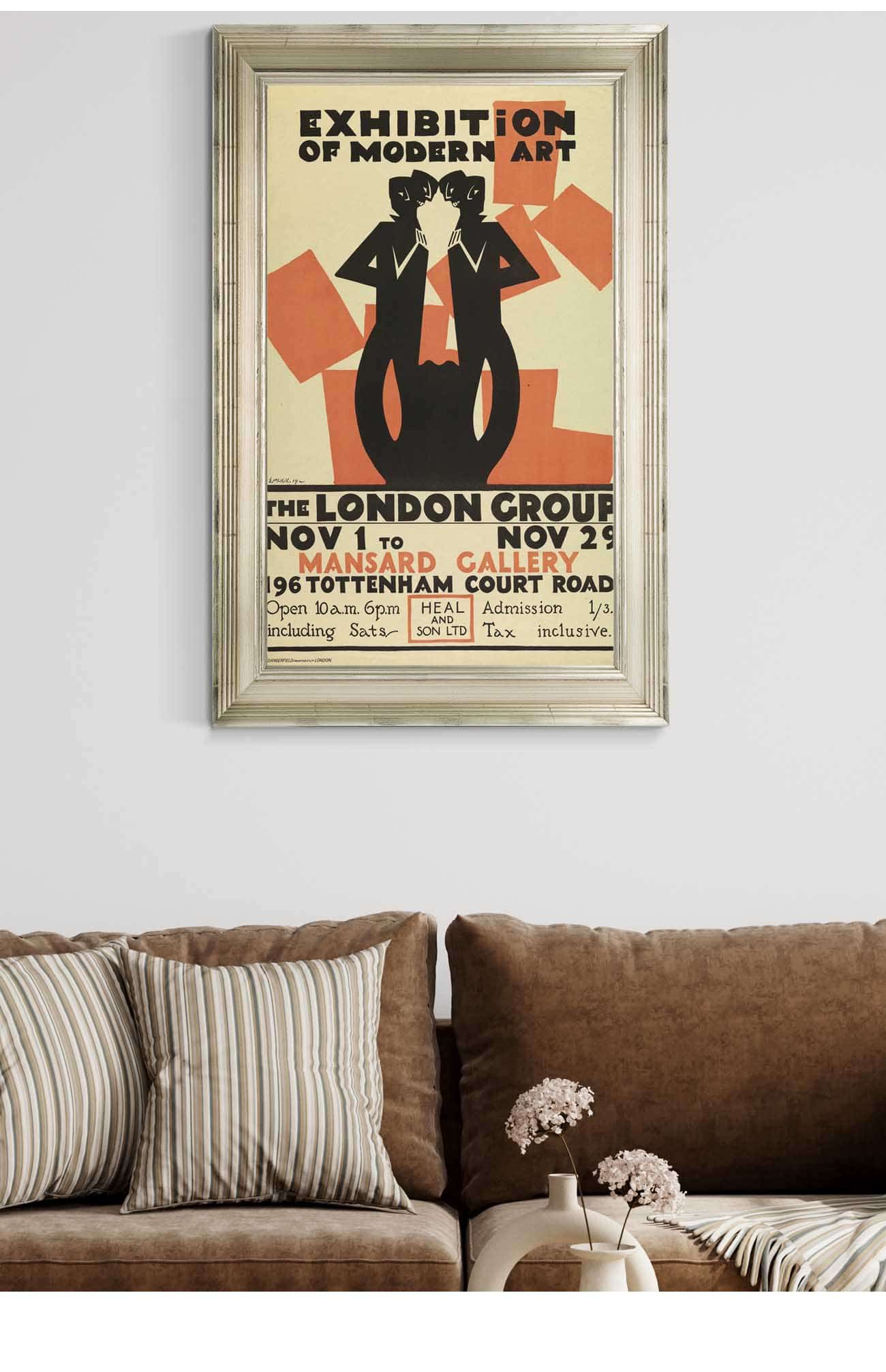 Exhibition Of Modern Art The London Group by Edward Mcknight Kauffer Posters, Prints, & Visual Artwork