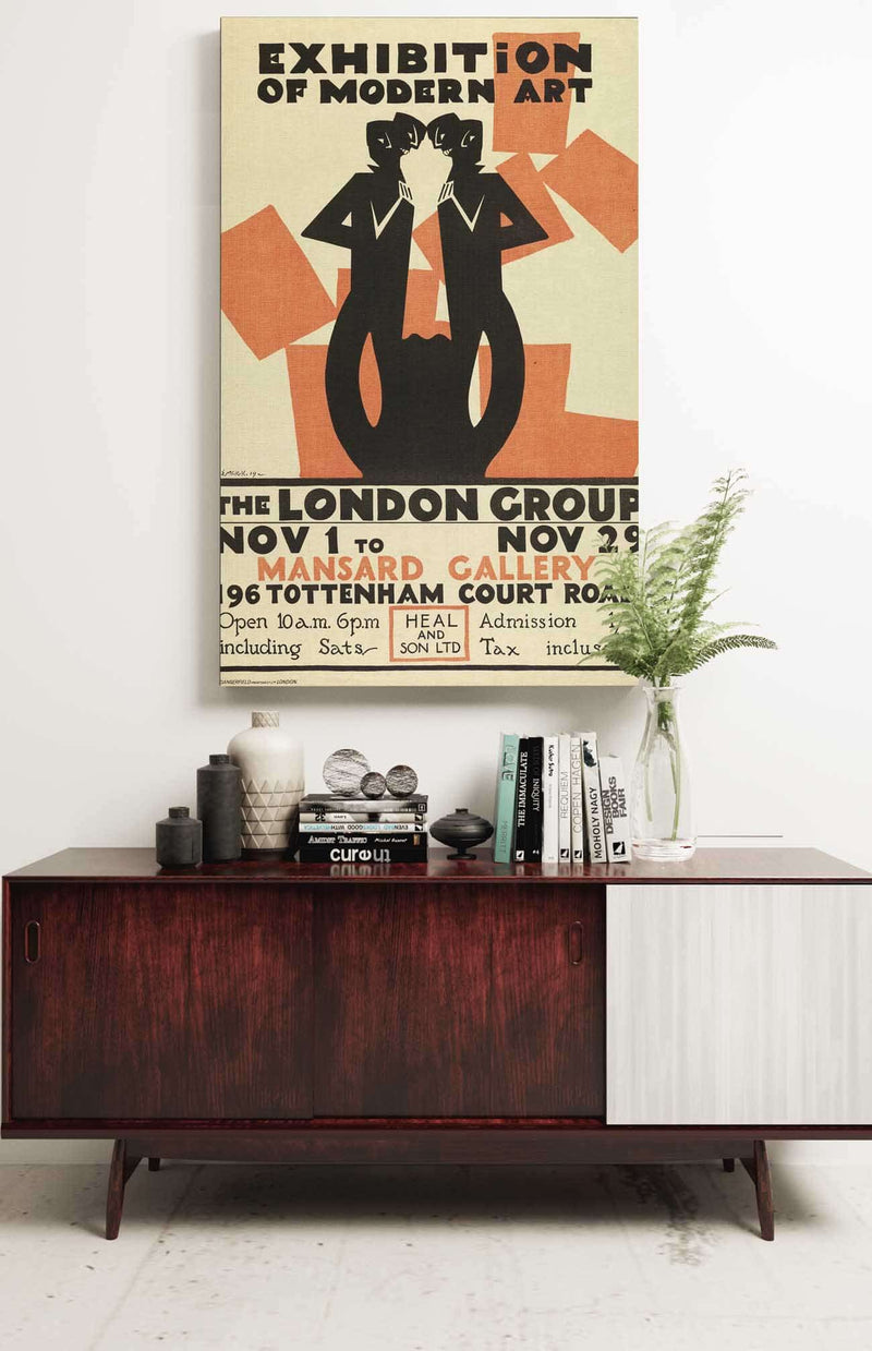 Exhibition Of Modern Art The London Group by Edward Mcknight Kauffer Posters, Prints, & Visual Artwork