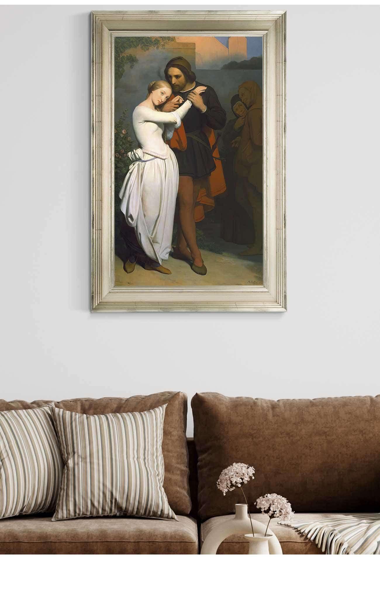 Faust And Marguerite In The Garden by Ary Scheffer Posters, Prints, & Visual Artwork