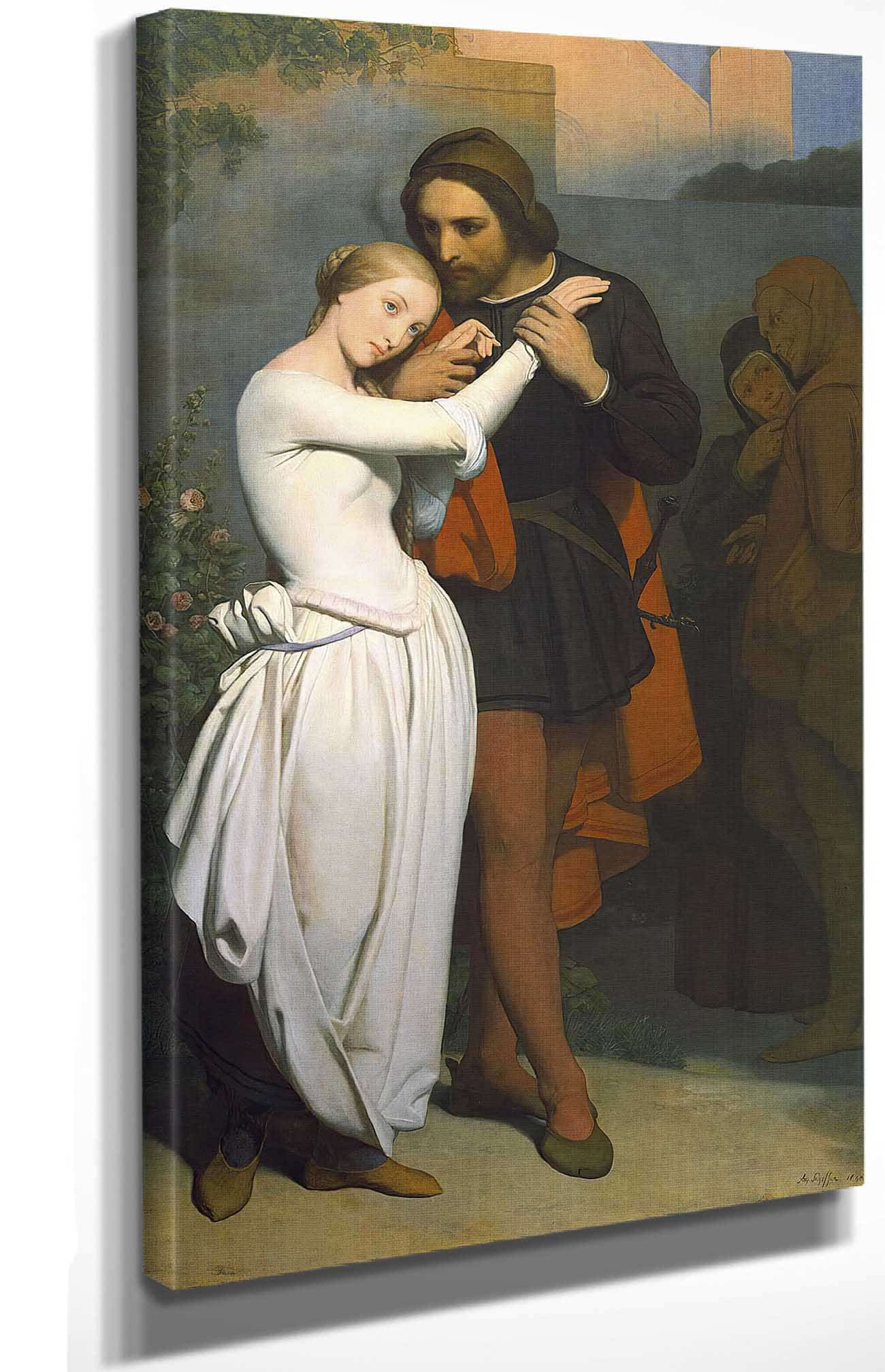 Faust And Marguerite In The Garden by Ary Scheffer Posters, Prints, & Visual Artwork