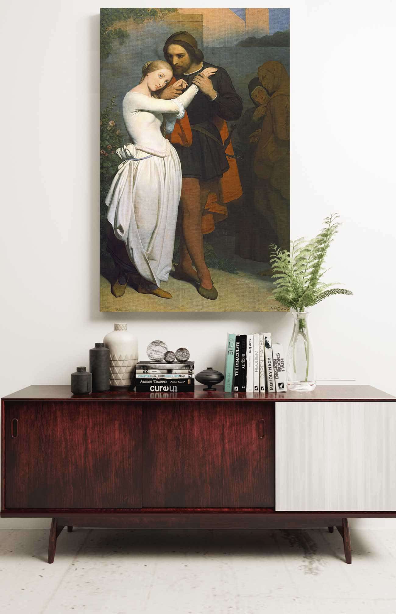 Faust And Marguerite In The Garden by Ary Scheffer Posters, Prints, & Visual Artwork