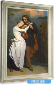 Faust And Marguerite In The Garden by Ary Scheffer Posters, Prints, & Visual Artwork