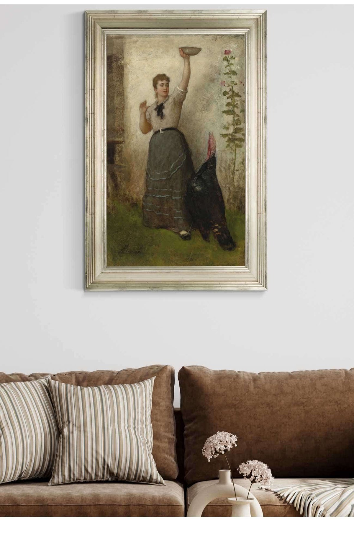 Feeding The Turke by Eastman Johnson Posters, Prints, & Visual Artwork