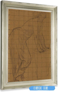 Femme Debout De Profil A Droite by Pierre Puvis De Chavannes Posters, Prints, & Visual Artwork