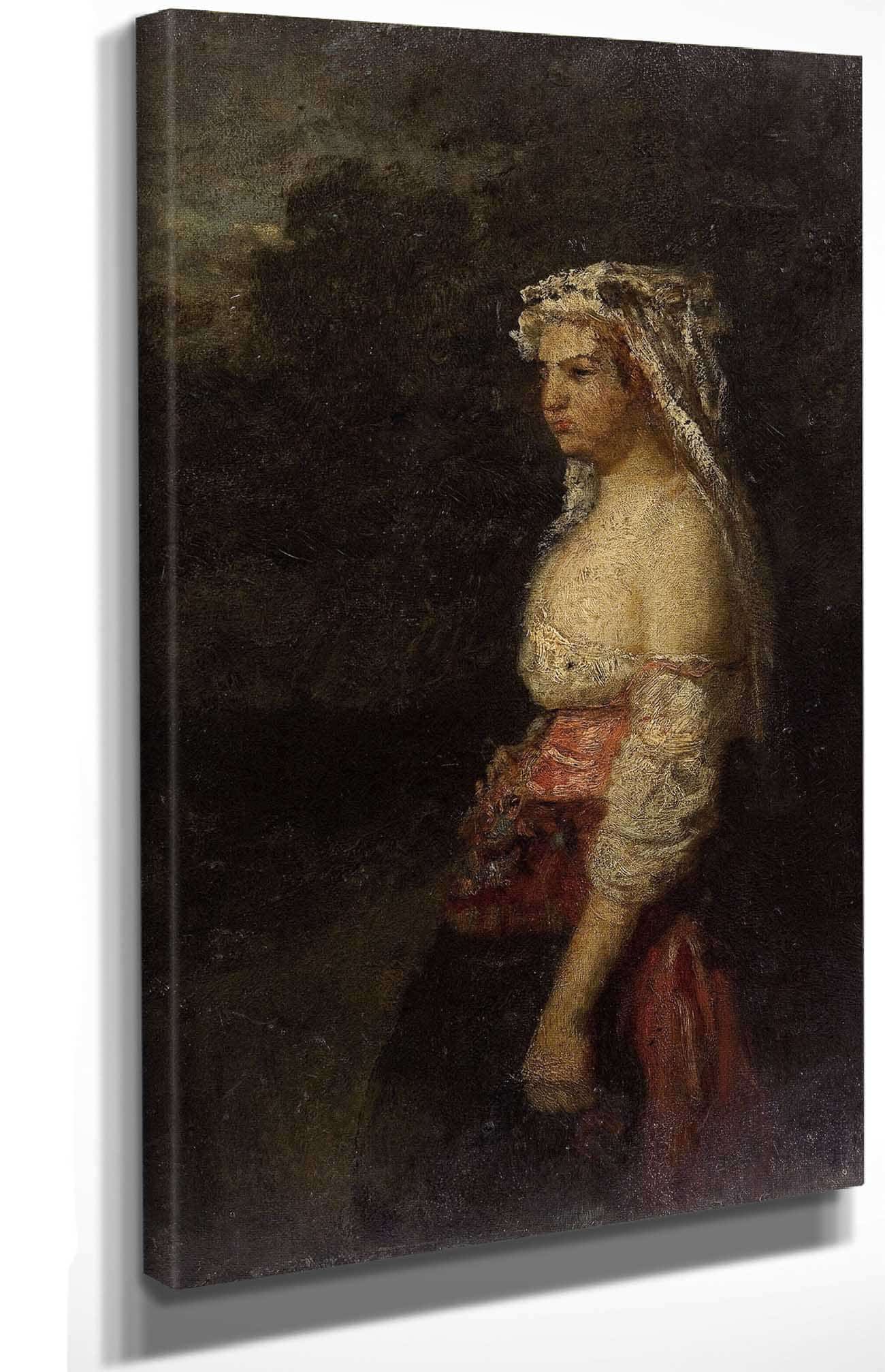 Femme Du Trastevere by Felix Ziem Posters, Prints, & Visual Artwork