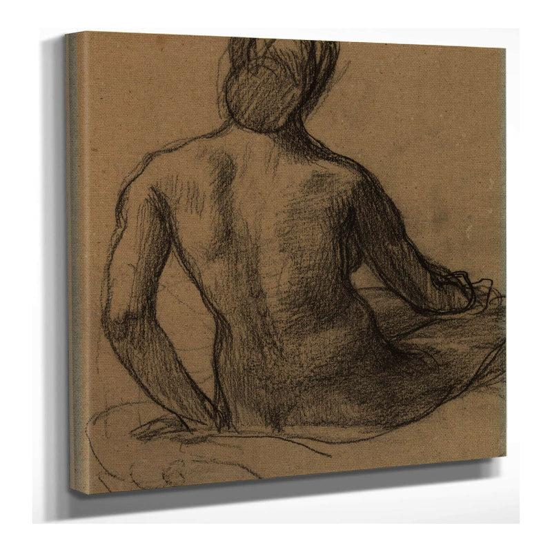 Femme Nue Assise De Dos by Pierre Puvis De Chavannes Posters, Prints, & Visual Artwork