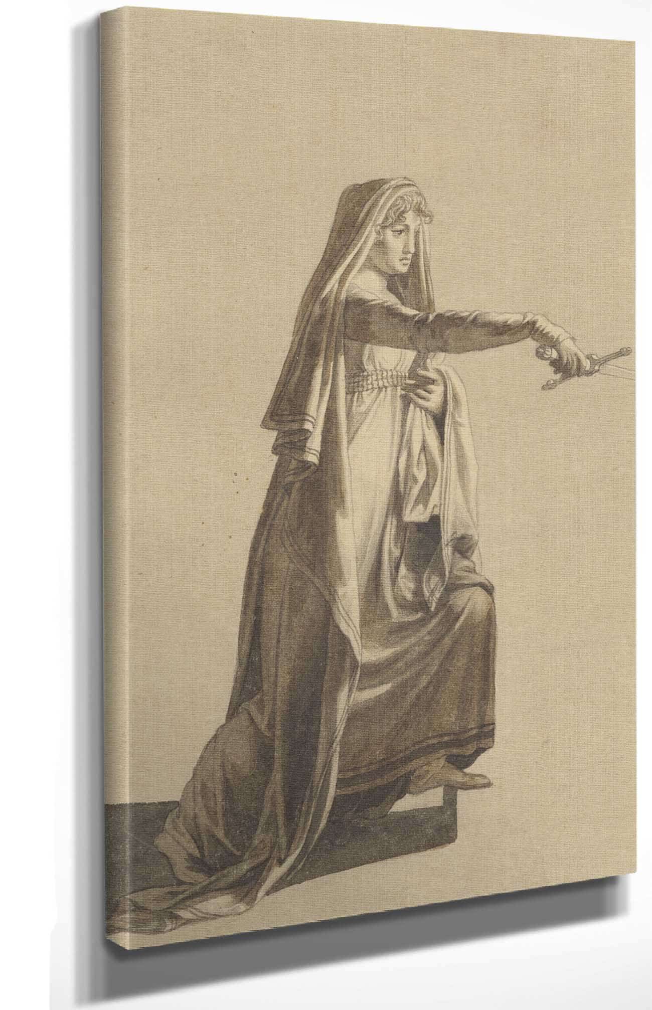 Figur Fra Oehlenschlagers Hakon Jarl by Christoffer Wilhelm Eckersberg Posters, Prints, & Visual Artwork