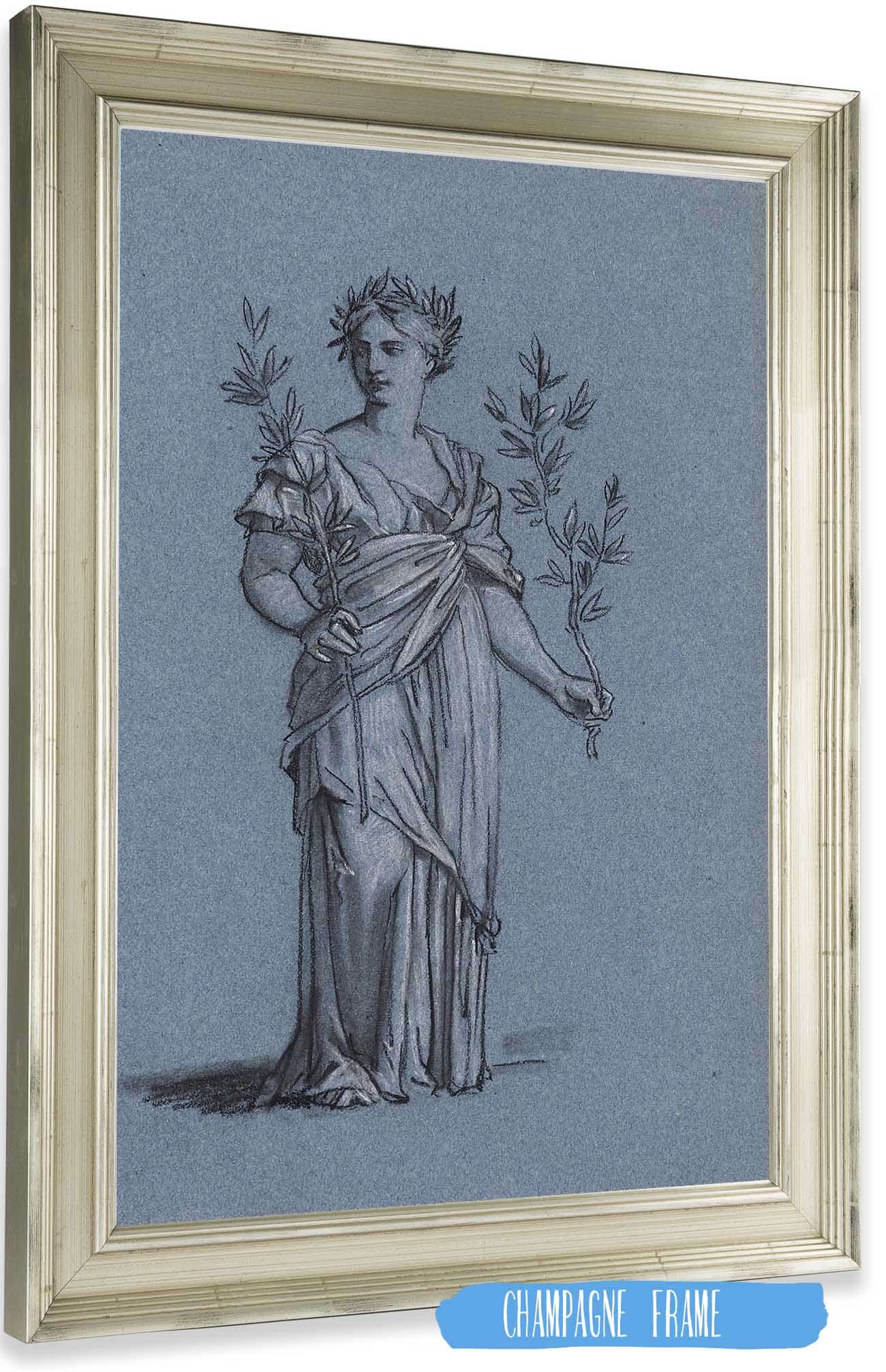 Figure Centrale Du Groupe De Gauche by Pierre Paul Prudhon Posters, Prints, & Visual Artwork