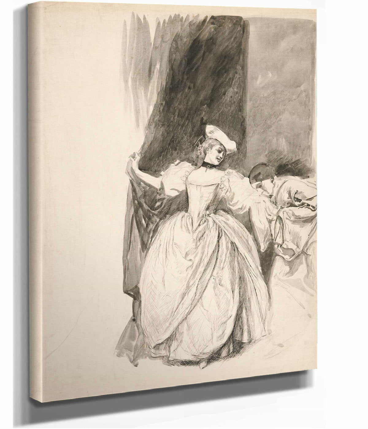 Figure Study by Edwin Austin Abbey Posters, Prints, & Visual Artwork