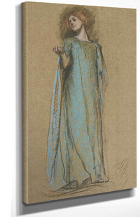 Figure Study For Measure For Measure by Edwin Austin Abbey Posters, Prints, & Visual Artwork