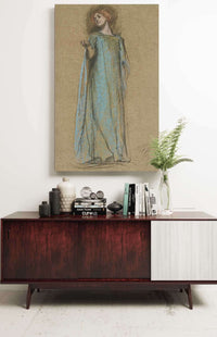 Figure Study For Measure For Measure by Edwin Austin Abbey Posters, Prints, & Visual Artwork