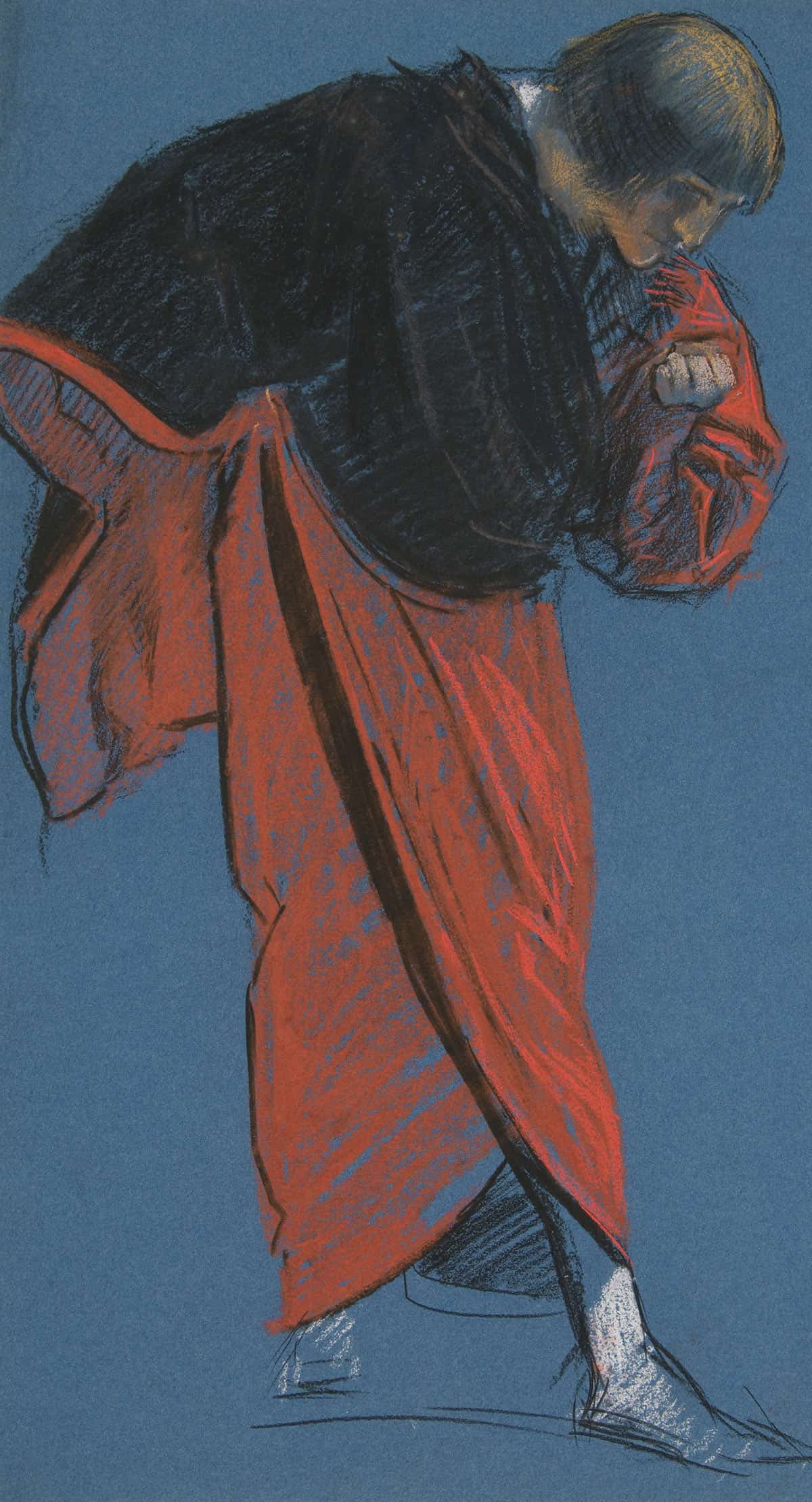Figure Study For Measure For Measure Ii by Edwin Austin Abbey Posters, Prints, & Visual Artwork