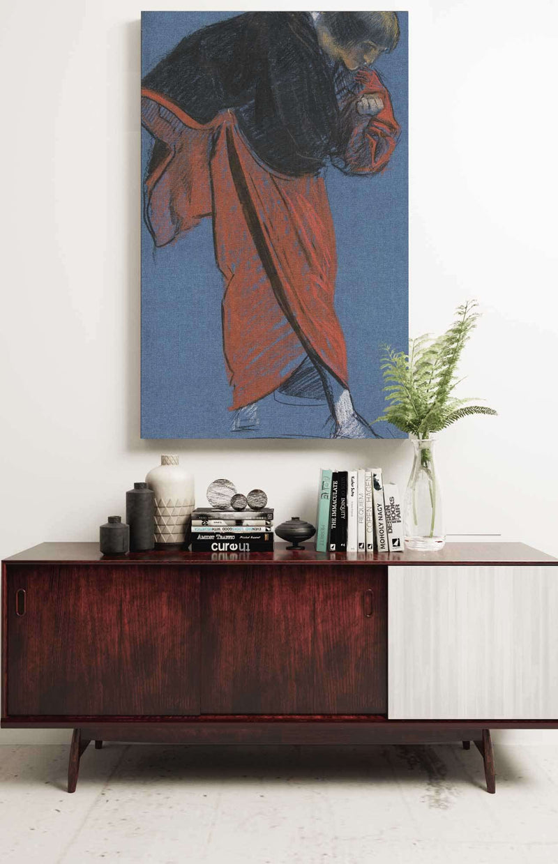 Figure Study For Measure For Measure Ii by Edwin Austin Abbey Posters, Prints, & Visual Artwork