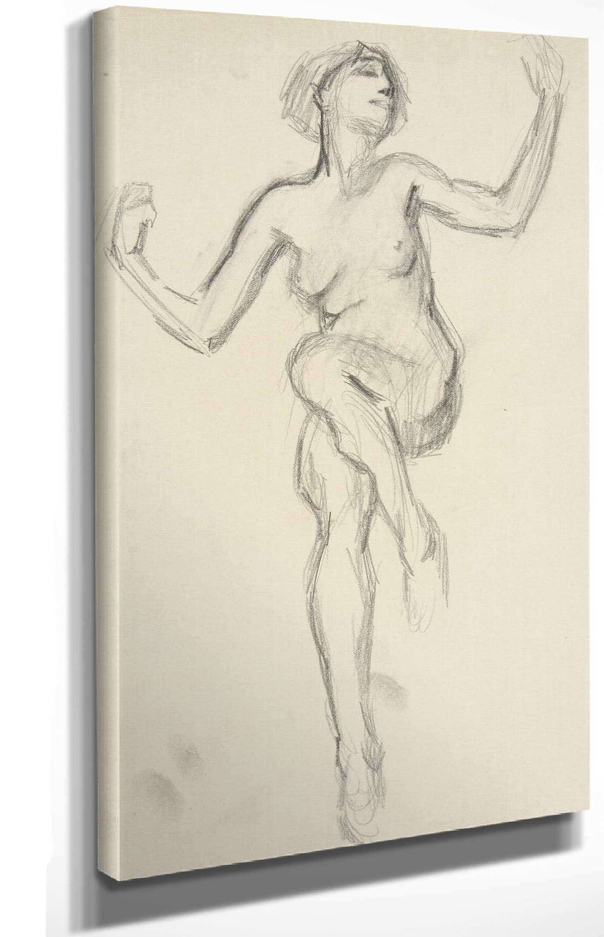 Figure Study For The Hours Ii by Edwin Austin Abbey Posters, Prints, & Visual Artwork