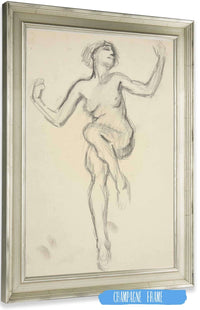 Figure Study For The Hours Ii by Edwin Austin Abbey Posters, Prints, & Visual Artwork