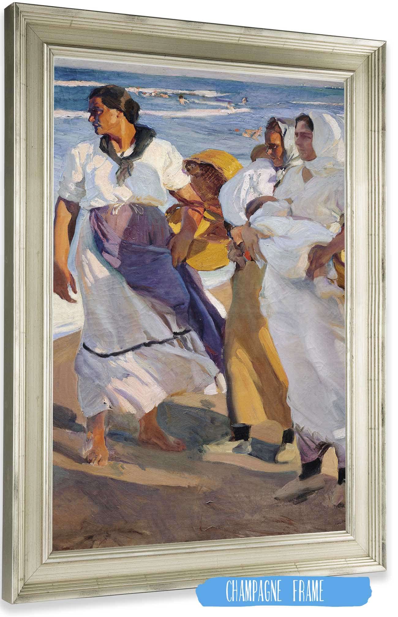 Fisherwomen From Valencia by Joaquin Sorolla Posters, Prints, & Visual Artwork