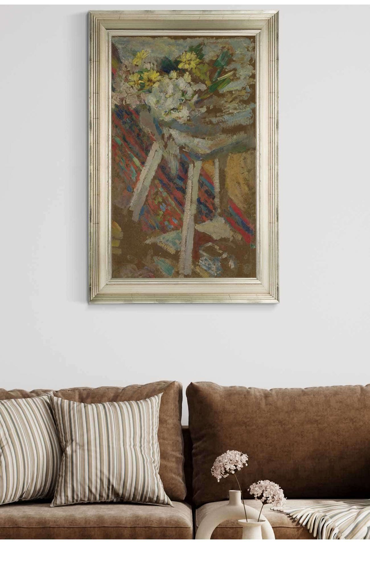 Flowers On A Stool by Edouard Vuillard Posters, Prints, & Visual Artwork