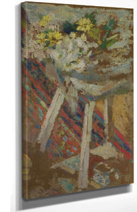 Flowers On A Stool by Edouard Vuillard Posters, Prints, & Visual Artwork