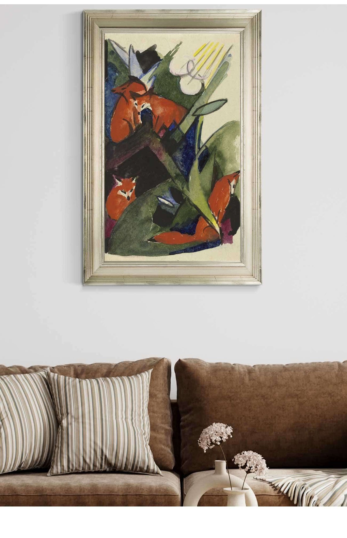 Four Foxes by Franz Marc Posters, Prints, & Visual Artwork