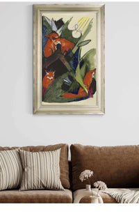 Four Foxes by Franz Marc Posters, Prints, & Visual Artwork