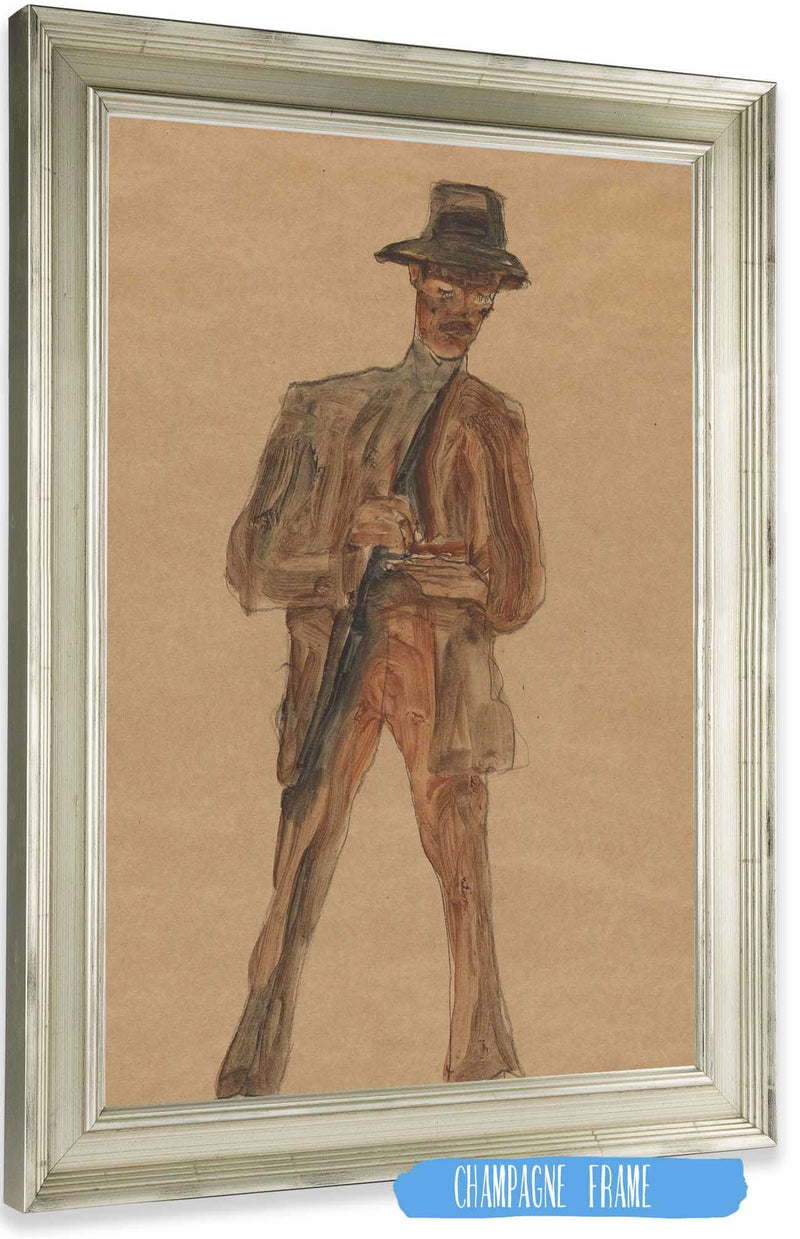 Franz Weigang by Egon Schiele Posters, Prints, & Visual Artwork