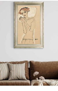 Frauenbildnis Iii by Egon Schiele Posters, Prints, & Visual Artwork