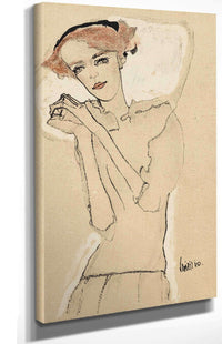 Frauenbildnis Iii by Egon Schiele Posters, Prints, & Visual Artwork