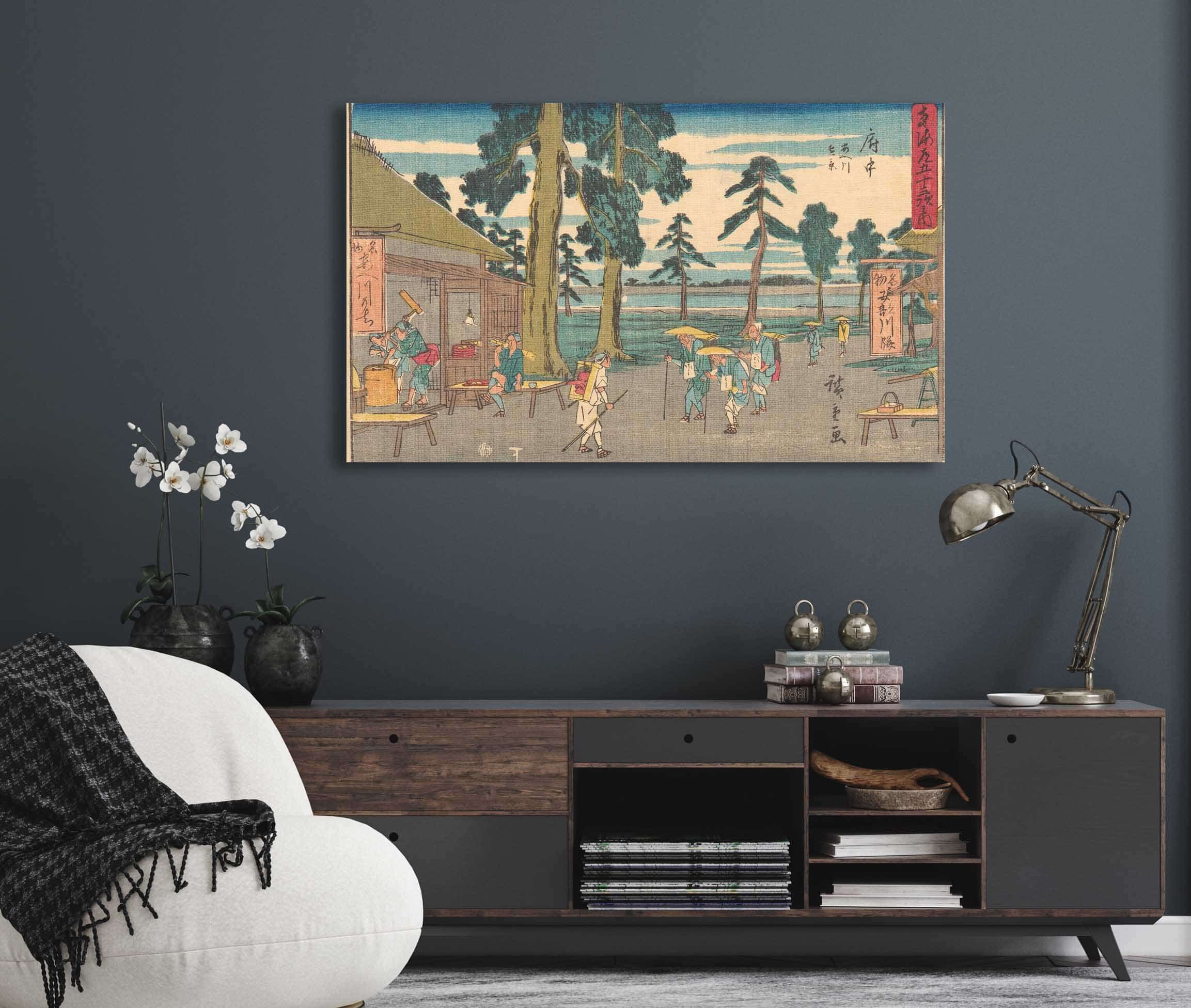 Fuchu   by Ando Hiroshige Posters, Prints, & Visual Artwork