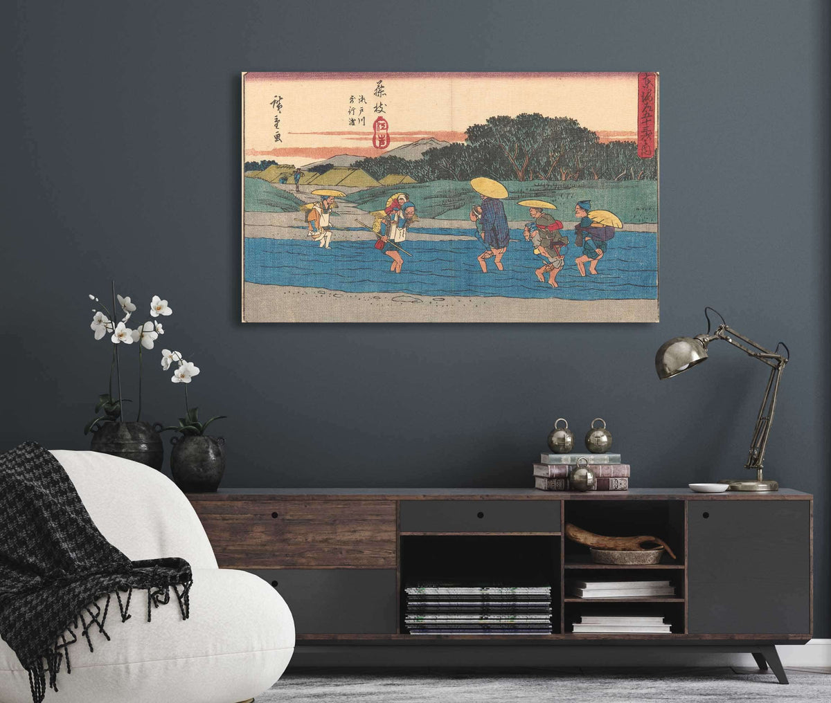 Fujieda   by Ando Hiroshige Posters, Prints, & Visual Artwork