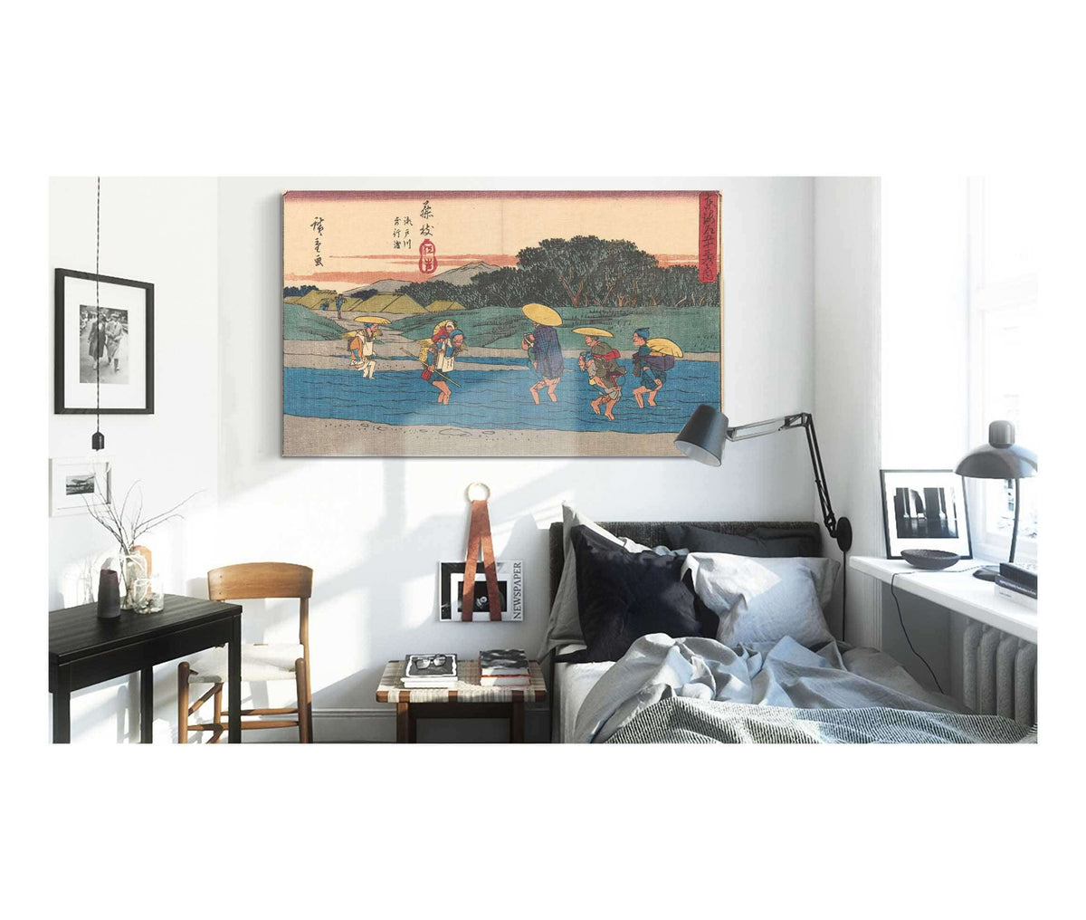 Fujieda   by Ando Hiroshige Posters, Prints, & Visual Artwork