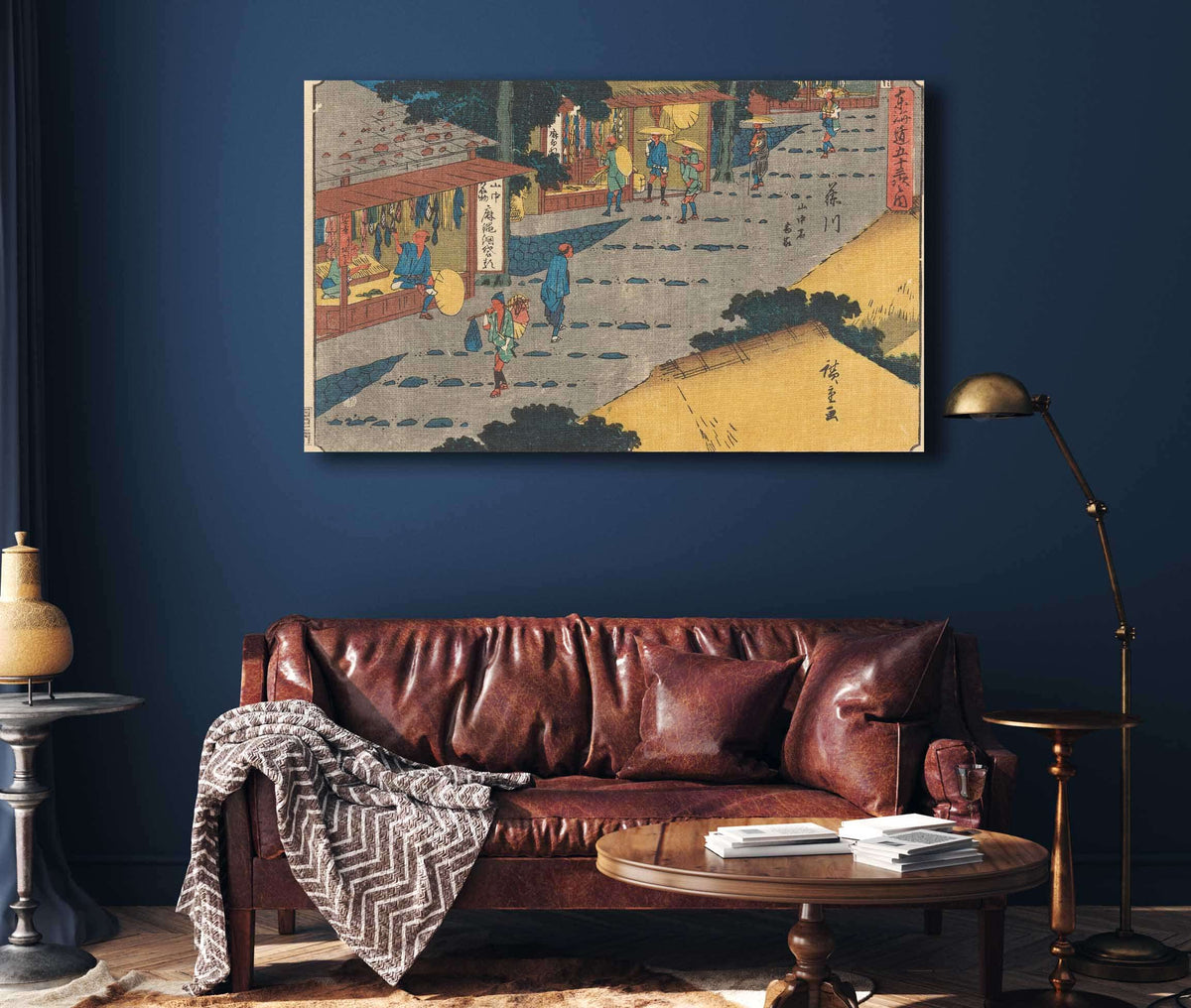 Fujikawa   by Ando Hiroshige Posters, Prints, & Visual Artwork