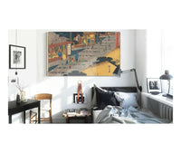 Fujikawa   by Ando Hiroshige Posters, Prints, & Visual Artwork