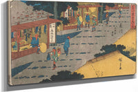 Fujikawa   by Ando Hiroshige Posters, Prints, & Visual Artwork