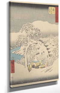 Fujikawa   by Ando Hiroshige Posters, Prints, & Visual Artwork