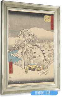 Fujikawa   by Ando Hiroshige Posters, Prints, & Visual Artwork