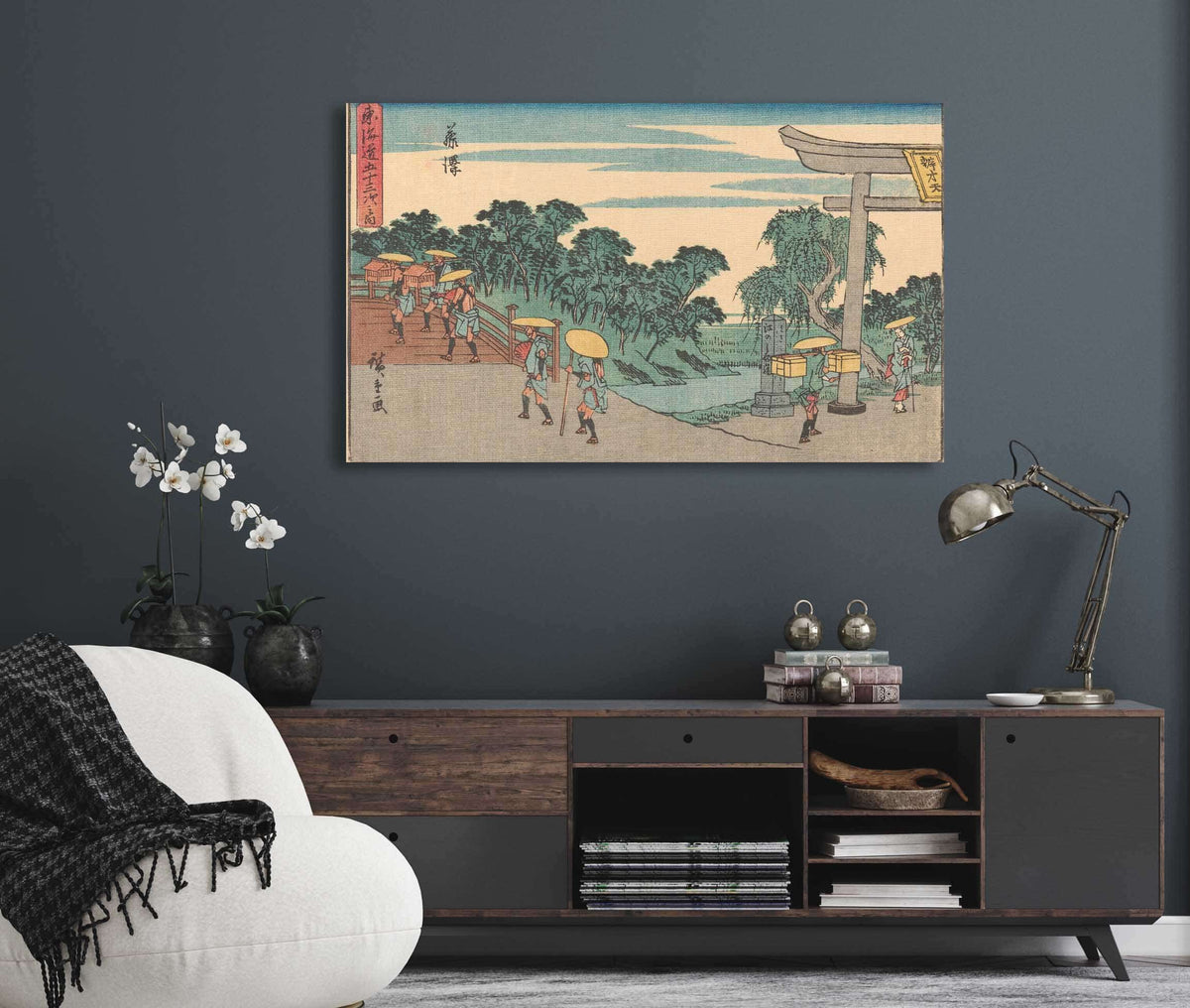 Fujisawa   by Ando Hiroshige Posters, Prints, & Visual Artwork