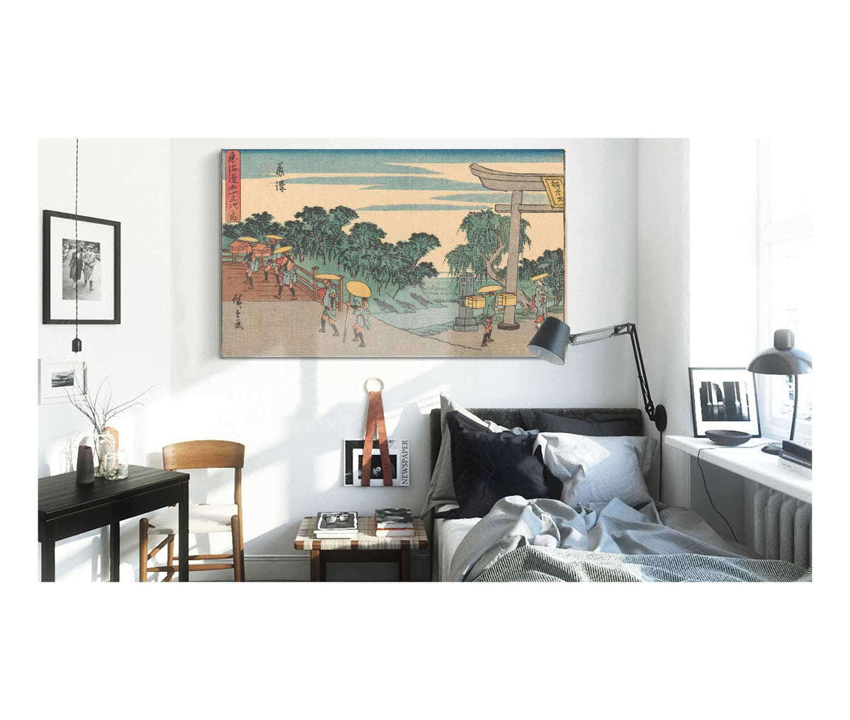 Fujisawa   by Ando Hiroshige Posters, Prints, & Visual Artwork