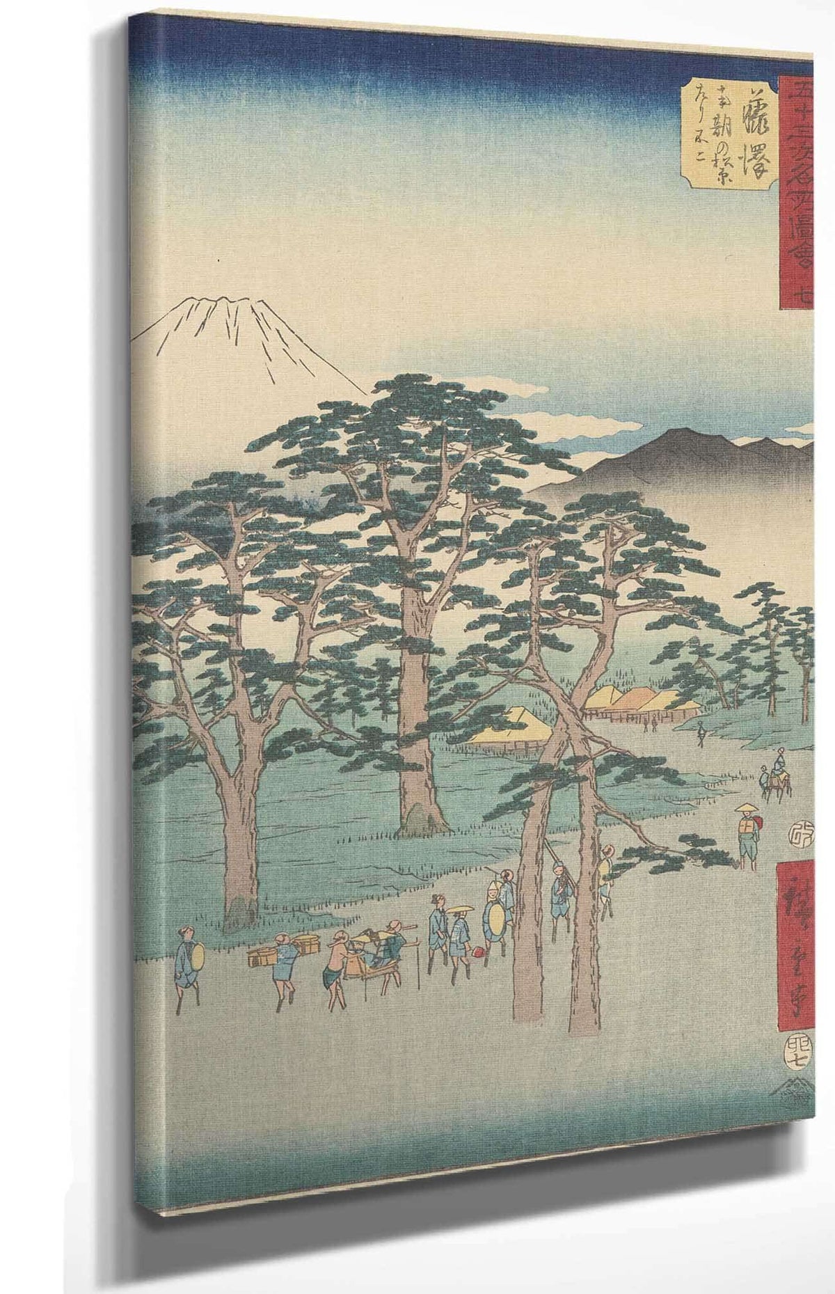 Fujisawa   by Ando Hiroshige Posters, Prints, & Visual Artwork