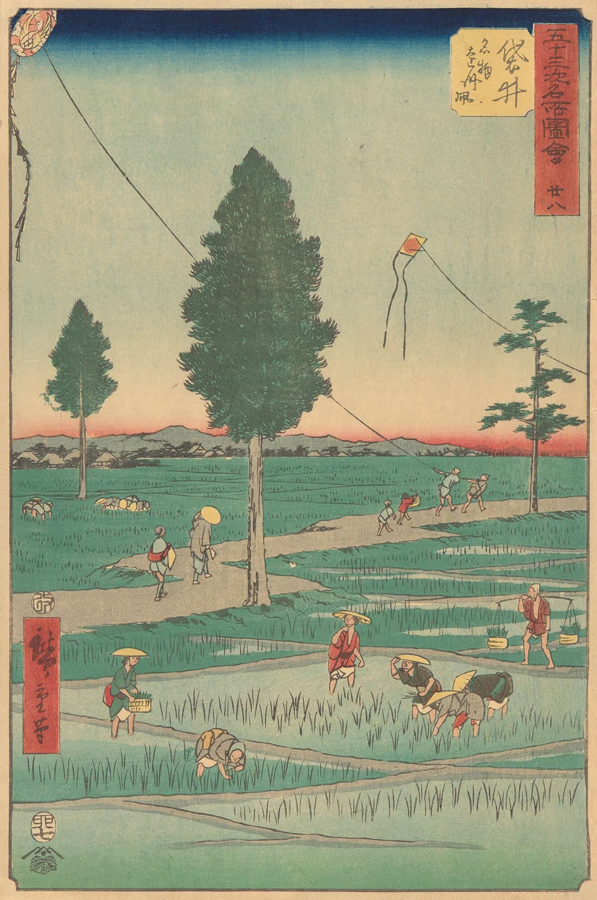 Fukuroi   by Ando Hiroshige Posters, Prints, & Visual Artwork