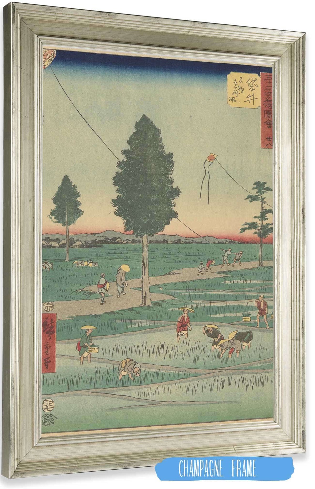 Fukuroi   by Ando Hiroshige Posters, Prints, & Visual Artwork