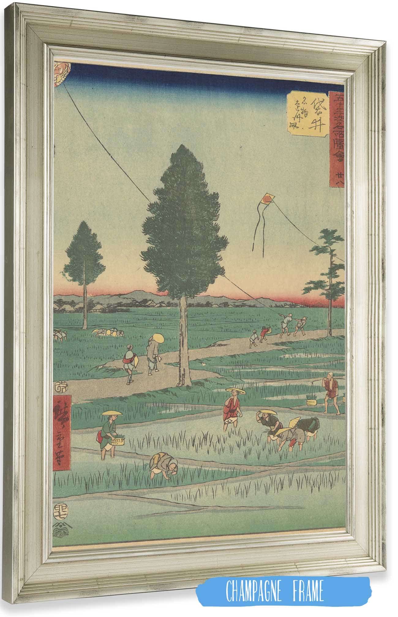 Fukuroi   by Ando Hiroshige Posters, Prints, & Visual Artwork