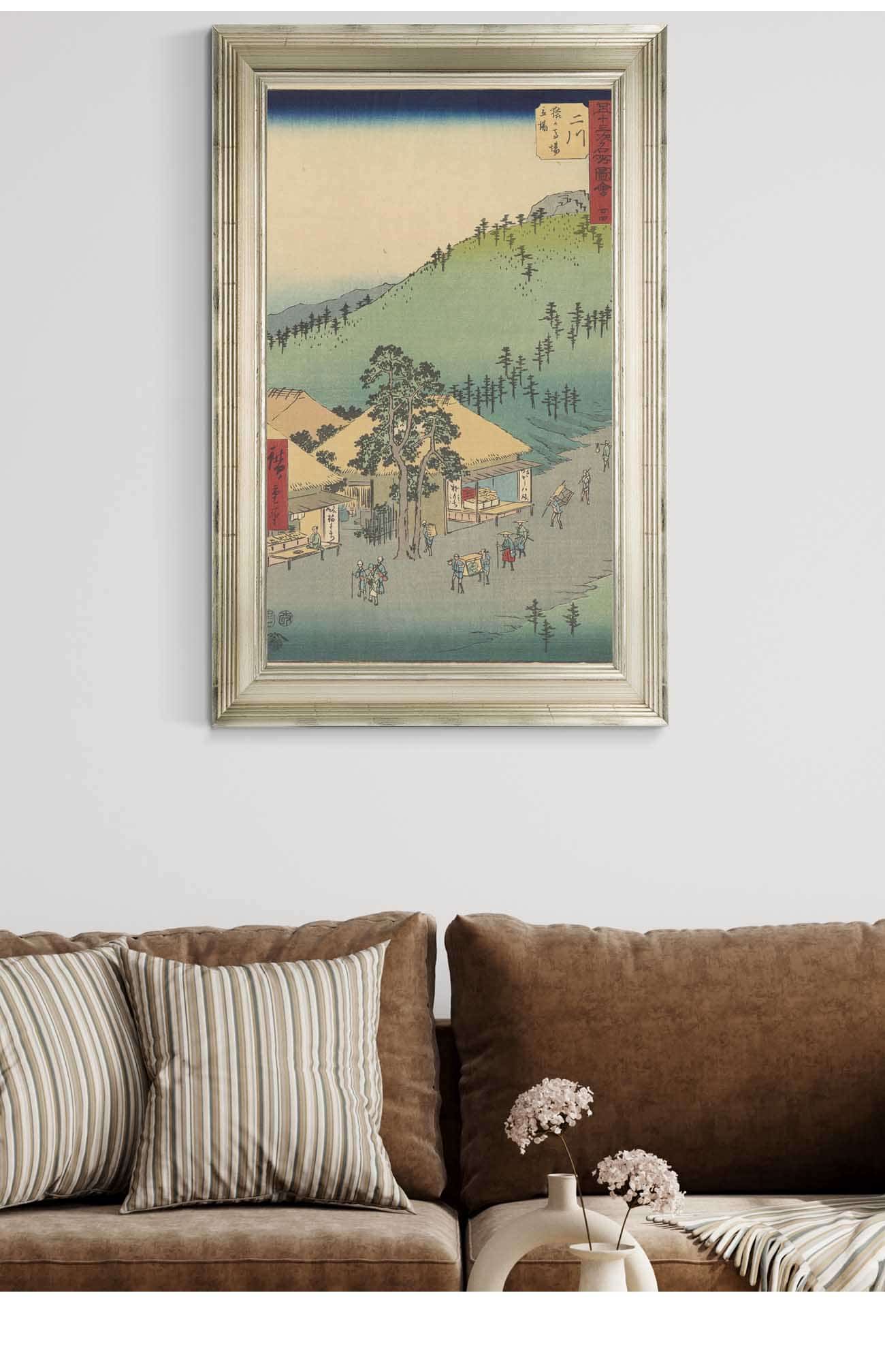 Futagawa   by Ando Hiroshige Posters, Prints, & Visual Artwork