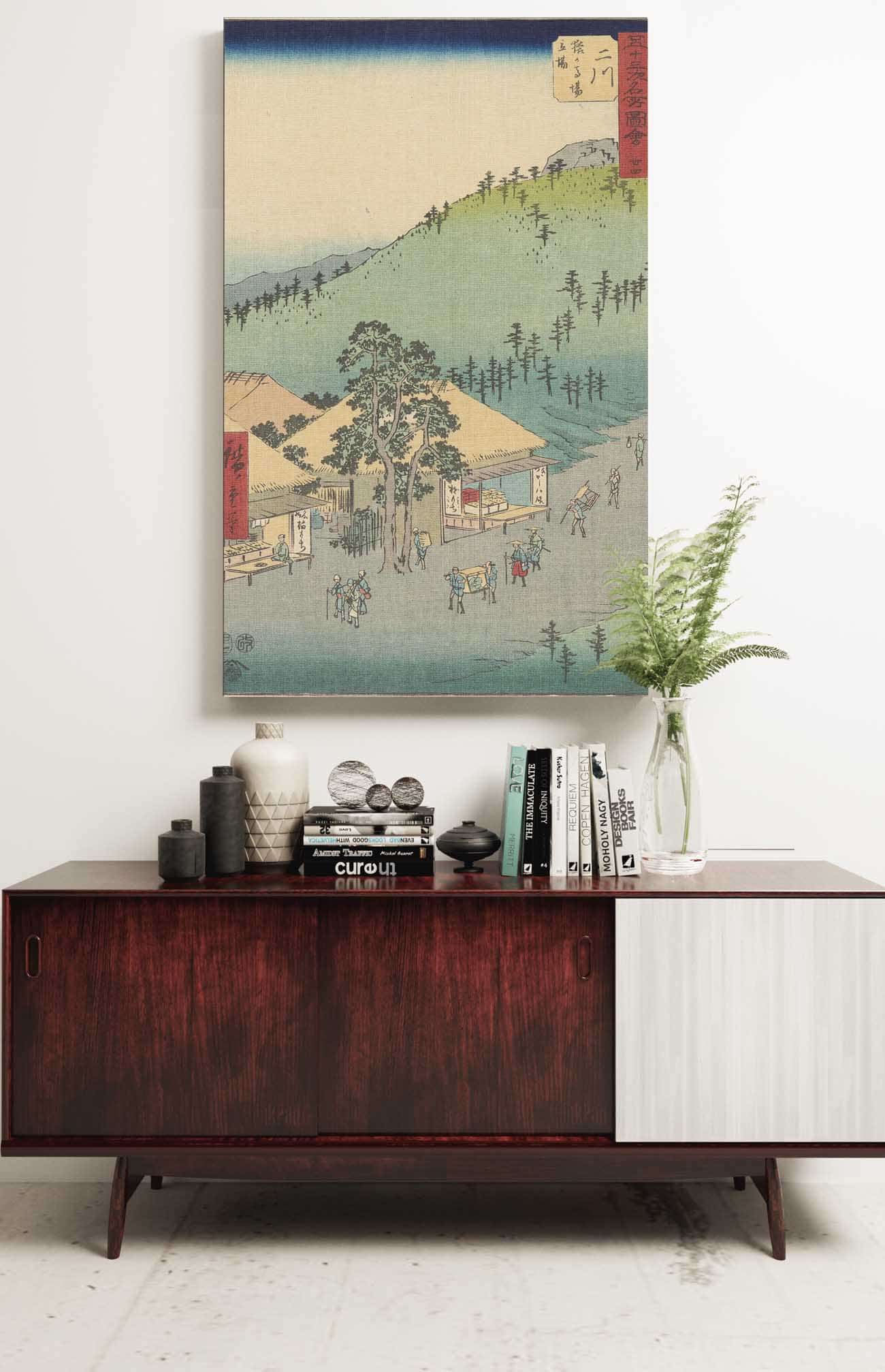 Futagawa   by Ando Hiroshige Posters, Prints, & Visual Artwork