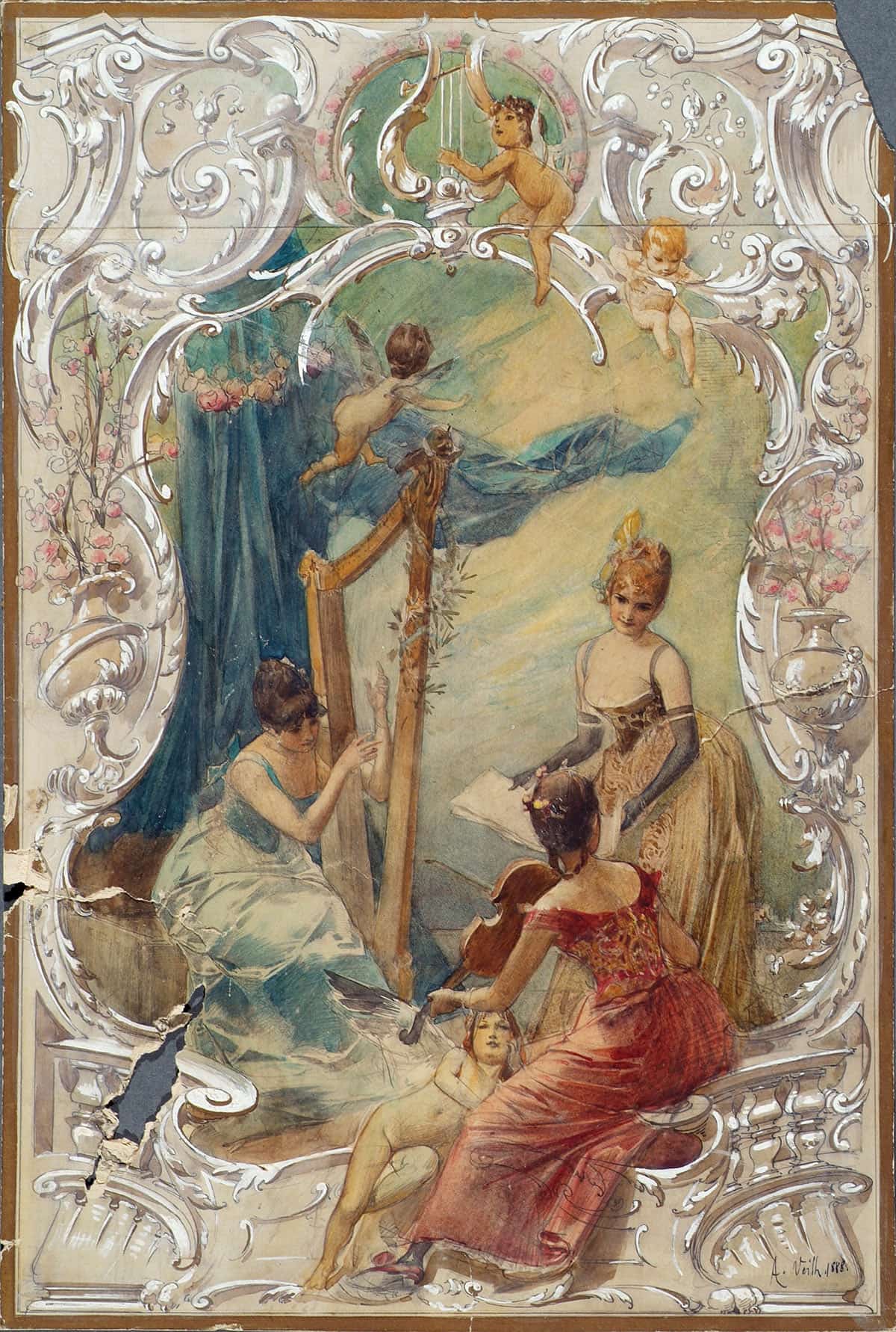 Gesang by Eduard Veith Posters, Prints, & Visual Artwork